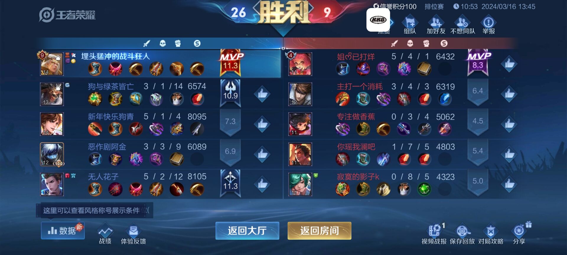 王者荣耀辅助《领袖》